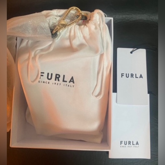 Furla card wallet wristlet in palm foliage - Picture 8 of 10